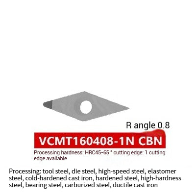 1038-Diamond CBN Cubic Boron Nitride Superhard CNC Inserts TNMG/WNMG Hardened Steel High-Hardness Steel Specialized Inserts Shandong Denso Pricision Tools Co.,Ltd.